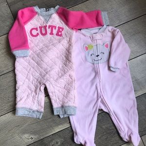 2 pajamas - Gymboree and Carter’s